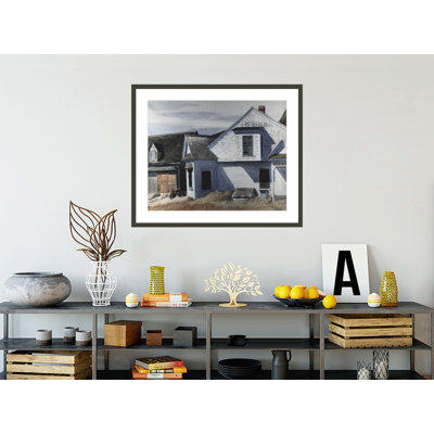 House on Pamet River by Edward Hopper -Framed Giclee Print
