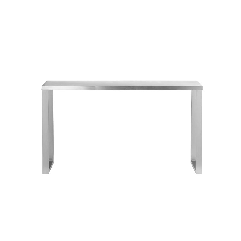 Emmerich 53'' Chrome Metal Console Table