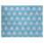 Bleu sarcelle / blanc