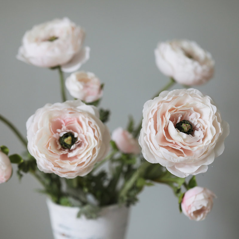Ranunculus Faux Floral, Pink