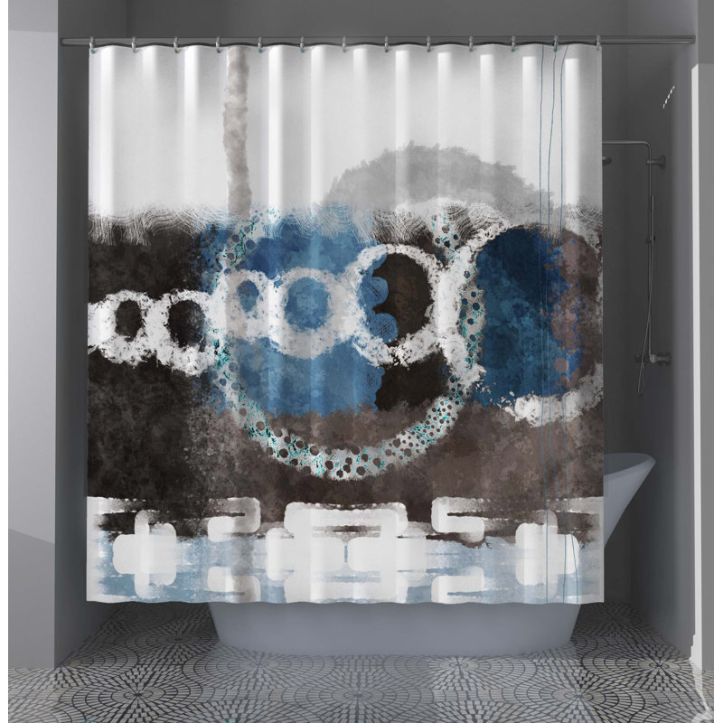 Codeigh Abstract Shower Curtain