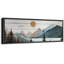 «Western Wood Effect Landscape Tranquil Wood Effect Mountain Sunset», reproduction sur toile-98041960-111176806