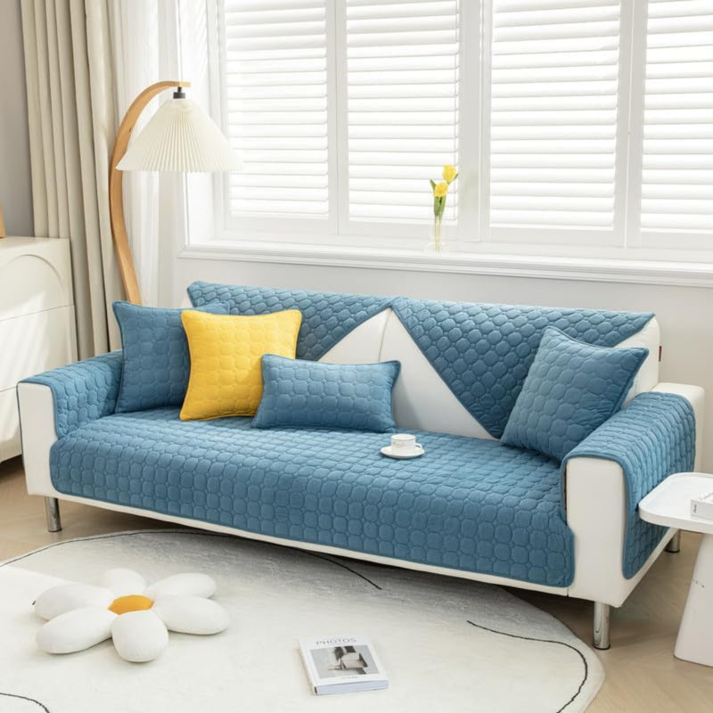 Alfina Outdoor Patio Sofa Cover, Blue