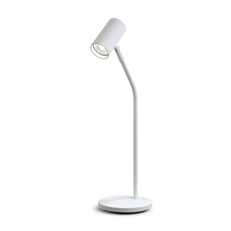 Metal Desk Lamp, White