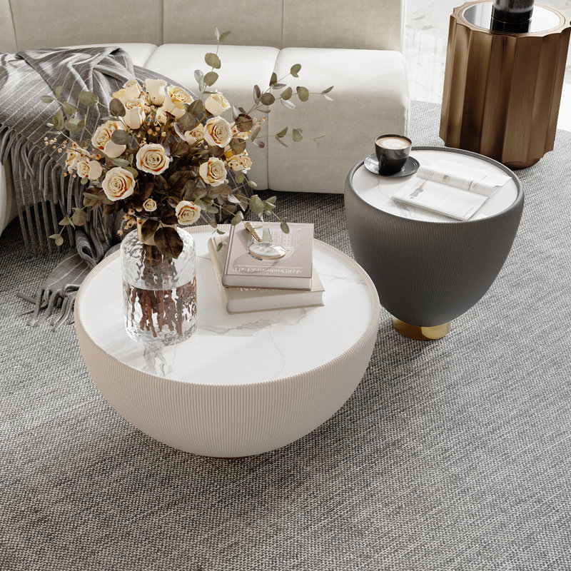 Ensemble de 2 tables de rangement Rayoshann