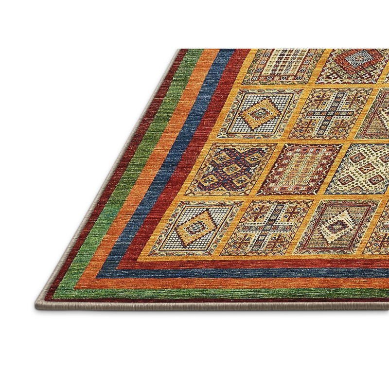 Abstract Indoor Rug, Rectangle 7' x 10'