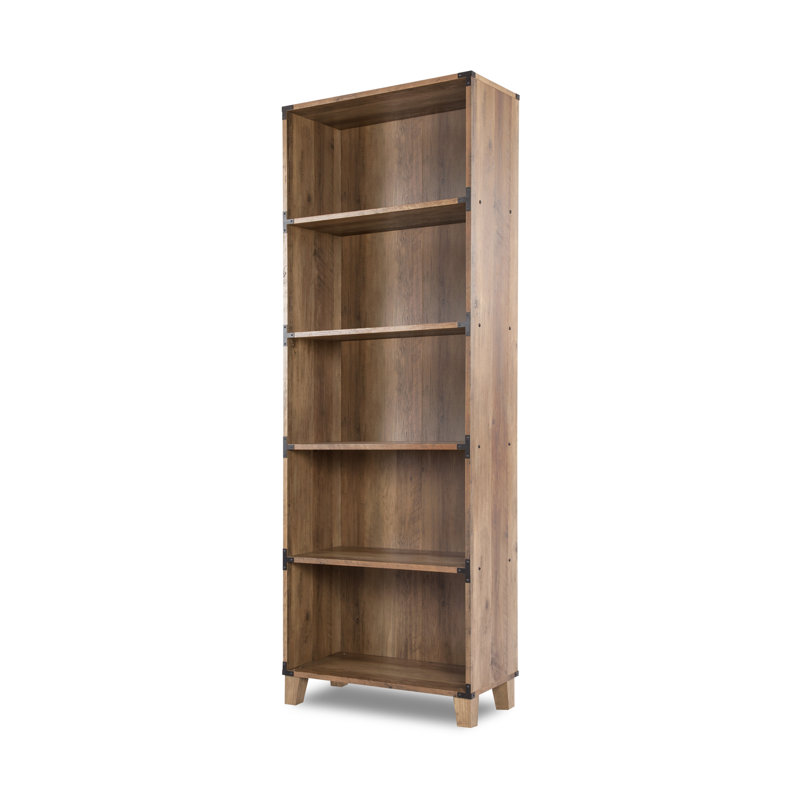 Bibliothèque standard H 71 po x l 23,6 po, bibliothèque ouverte Cvijan