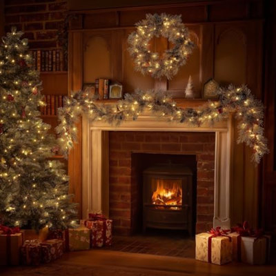 Warm White Christmas Lights Outdoor, 20FT 100 Count Incandescent Christmas Light Indoor, Waterproof Christmas Tree String Lights For Xmas Decorations