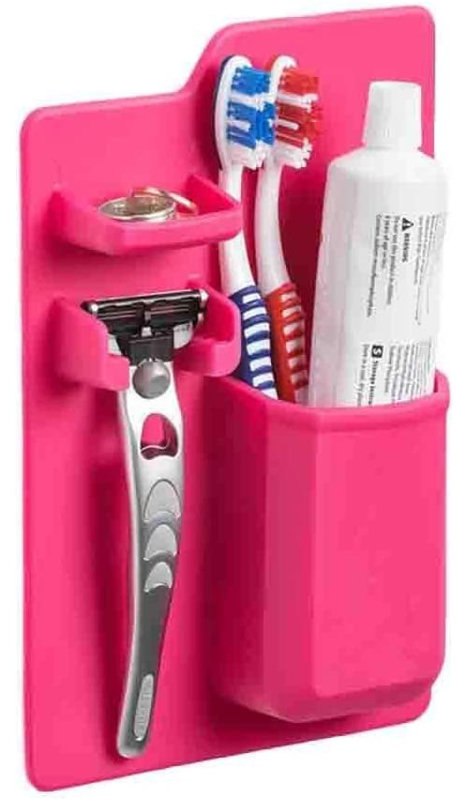 Carreiro Toothbrush Holder, Silver
