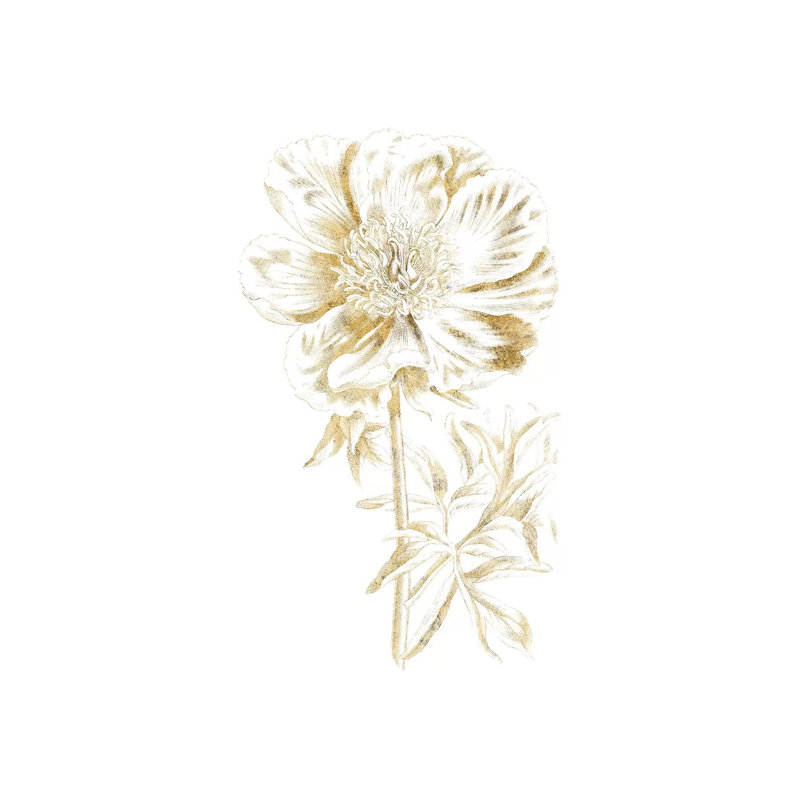 Gilded Botanical VIII by Wild Apple Portfolio - Wrapped Canvas Painting, 66.04 cm H x 45.72 cm W x 3.175 cm D