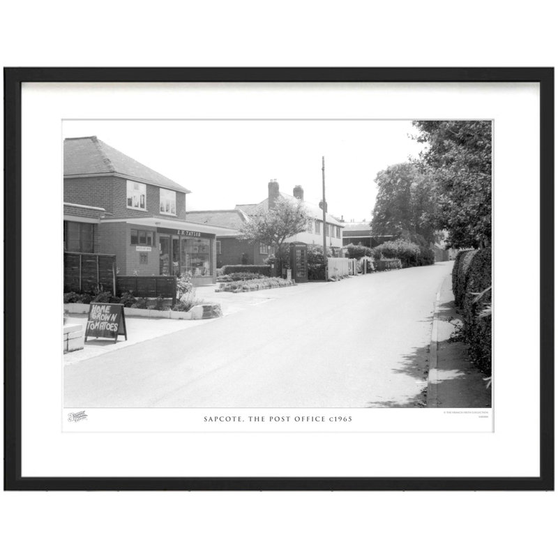 Sapcote, The Post Office C1965 - Single Picture Frame Print, 63.3cm H x 83.5cm W x 2.3cm D