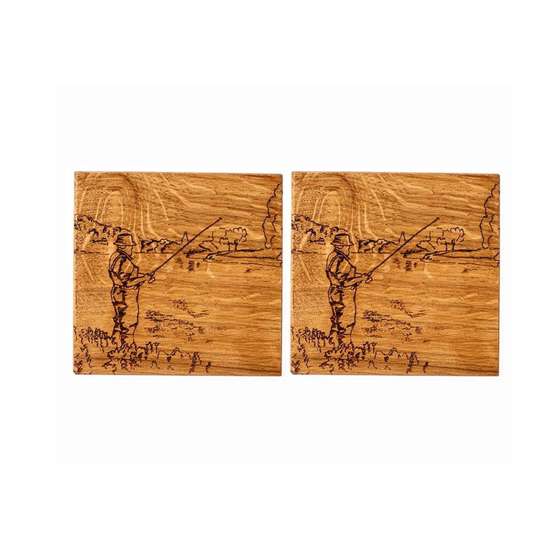 Square 2 Piece Coaster Set