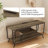 Tv Stand,Tv Console Table And Entertainment Center With  Led Lights Power Outlets