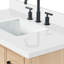 Tidworth 42' Solid Wood Single Bathroom Vanity with 1.5' White Quartz Top-2053305212-2064837739