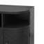 Armoire de rangement courbée avec quatre portes-1413688452