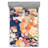 Microfiber Floral Sheet Set-105901126-45890070