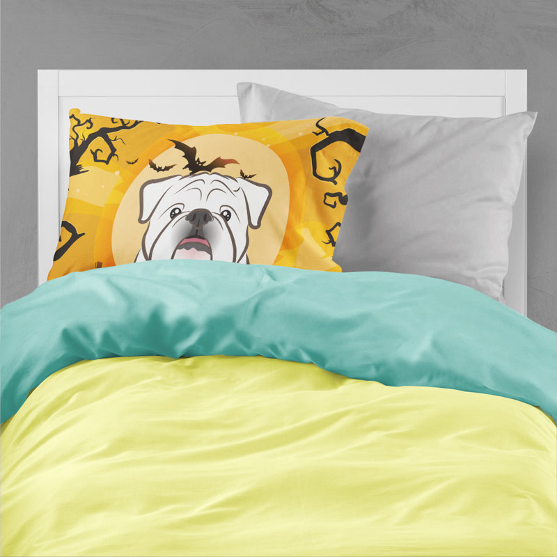 Microfiber, White English Bulldog