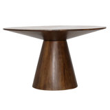 Carrera 52" Wide Mango Dining Table, Medium Brown