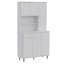 Garde-manger Venice 90, plusieurs armoires, un tiroir, deux tablettes ouvertes