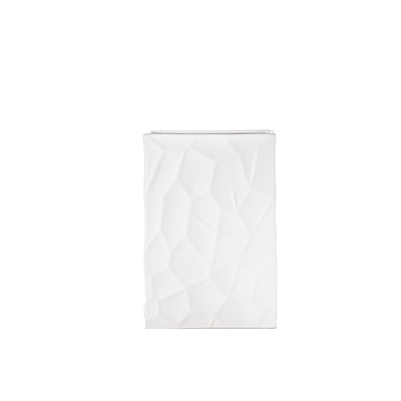 Vase de table en céramique Achiles, H 12 po x l 8 po x P 4 po