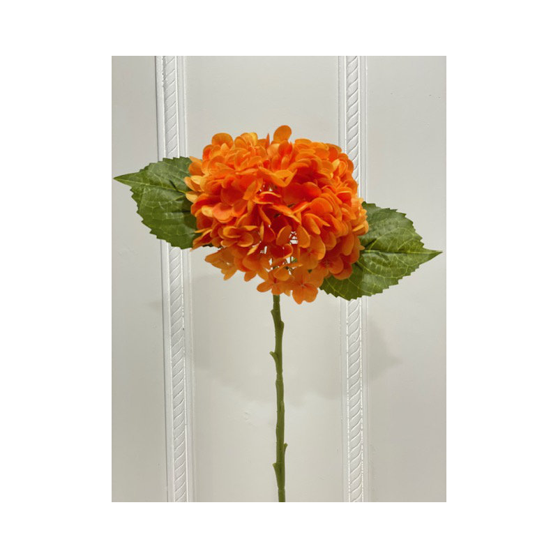 Hydrangea Stem, Orange