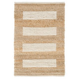 Milo Ivory Handwoven Jute/Cotton Rug
