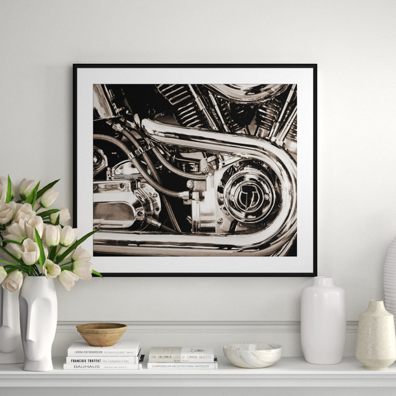 Motorcycle Details 1 Giclee Print