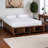 Aura Full Platform Bed, Built-In Shelves modern rustic, Brown 13.78'' H X 58.11'' W X 84.59'' L-1815184792
