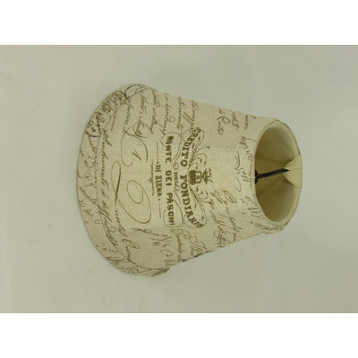 5'' H Cotton Empire Candelabra Shade