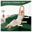 Canapé modulaire en L 106 po en forme de L vert Teddy, aucun assemblage requis-823623759-823623754
