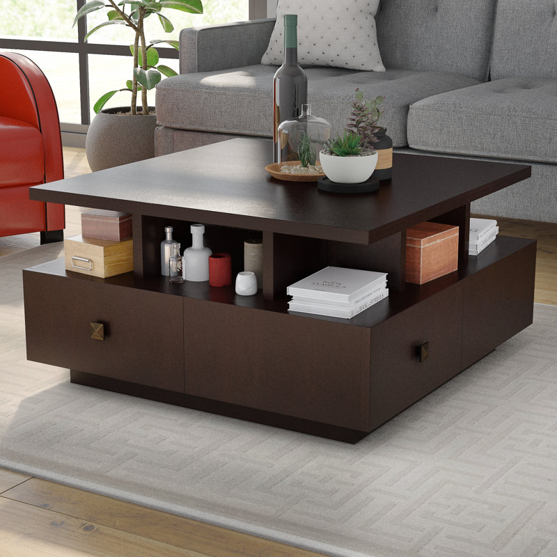 Block Coffee Table with Storage