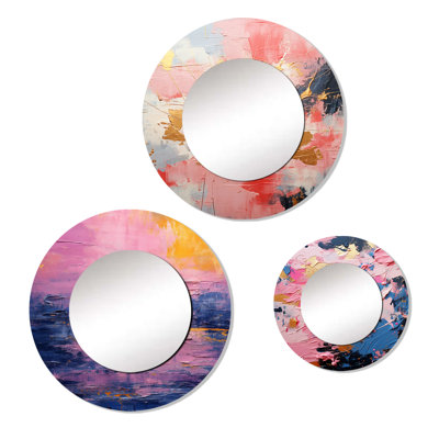 Gordie Metal Round Mirror