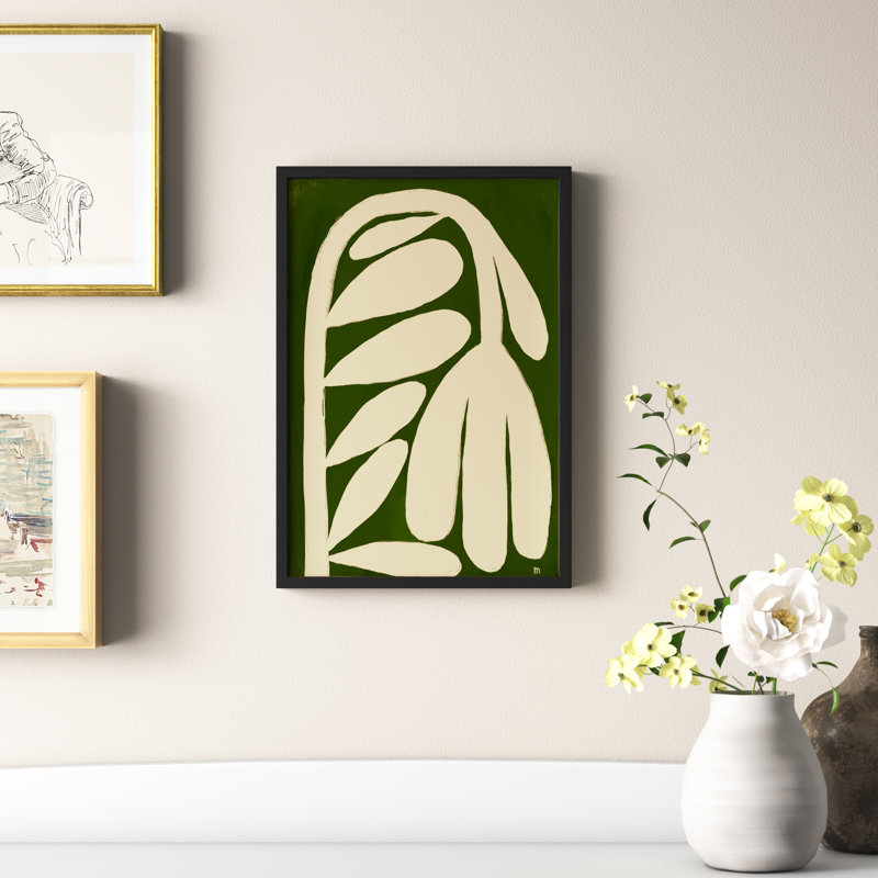Tulip by StudioM, 20" H x 14" W x 1.25" D, Black