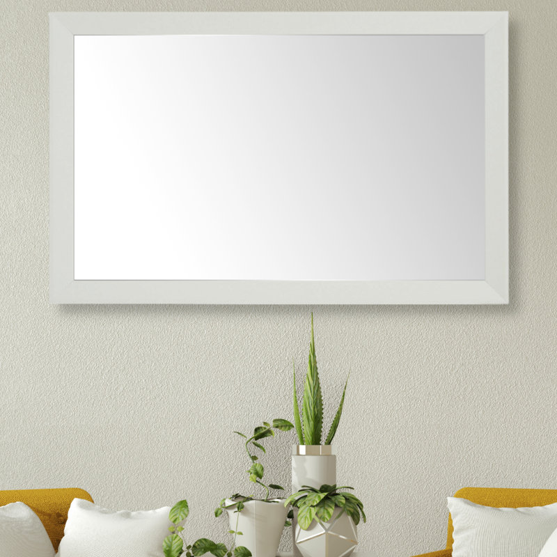 Miroir Larue, Blanc pur, 36 po x 42 po