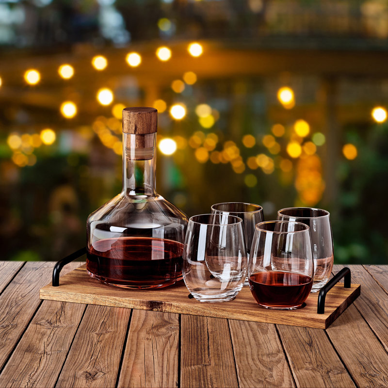 Mikasa Glenwood Decanter Serve Set, 7 Piece