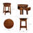 Mission Solid Wood Anyplace Side Table-816546927