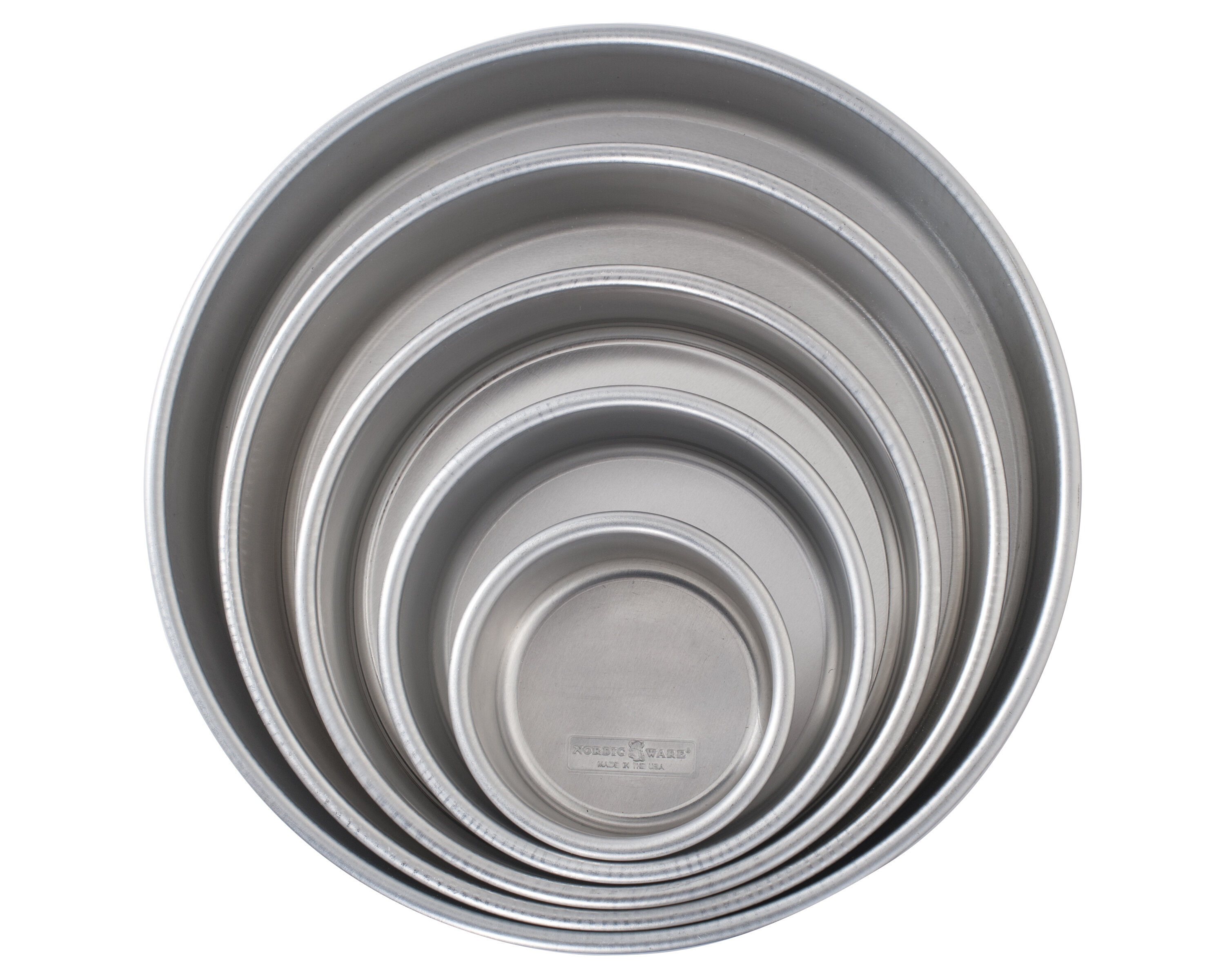 Nordic Ware Naturals Aluminum Bakeware Baking Pan, Classic, Metal Covered