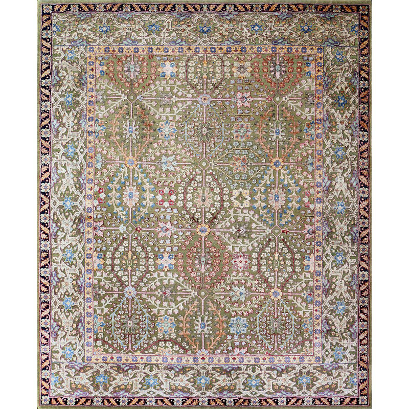 Moroccan Area Rug, Rectangle 6' x 9'
