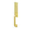 Emtek SELECT Dummy, monobloc à mortaise, potence extérieure en forme de R, poignée moletée droite, potence intérieure en forme de L, poignée lisse, droitier, bronze huilé-137100682-137100685