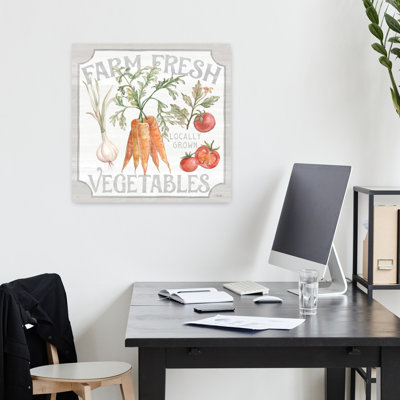 «Farm Fresh II», paysage abstrait, art mural