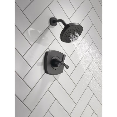 Stryke 14 Series Shower Faucet Trim with Diverter and Monitor