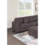 Ensemble de canapé modulaire rembourré en velours côtelé 4 pièces Living Room-2034057530