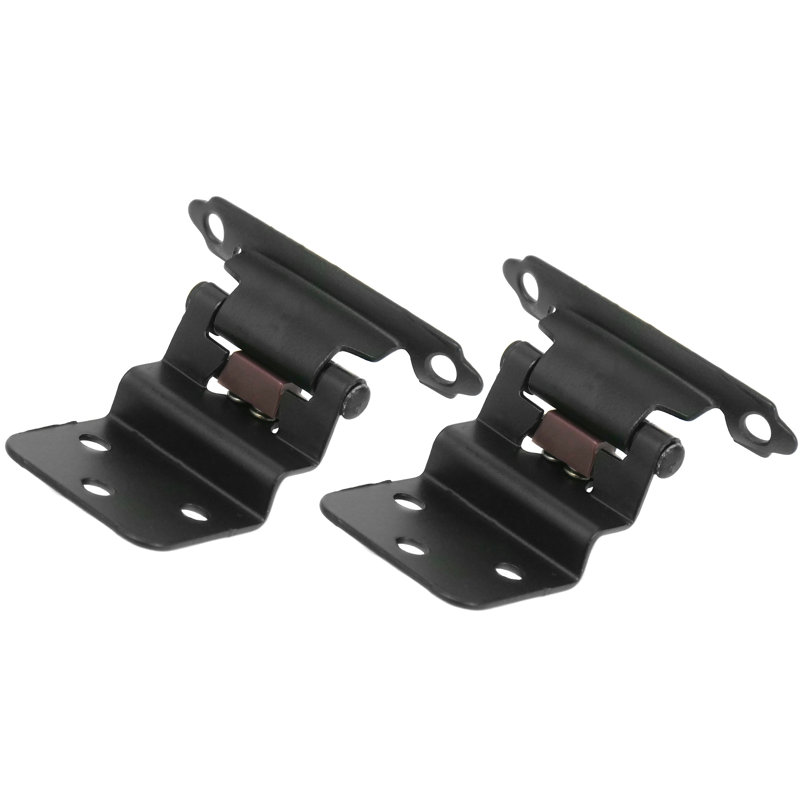 Self-Closing Inset Hinge, 25, Matte Black