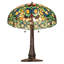 Lampe de table 22 po bronze acajou