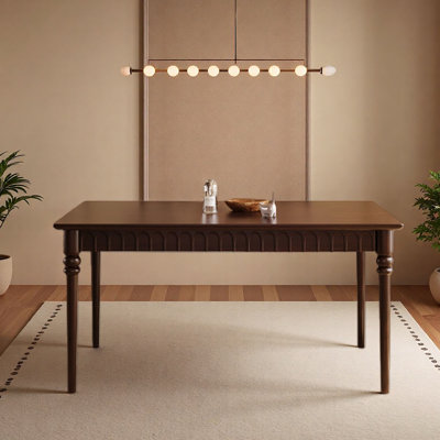 American Minimalist Rectangular Dining Table