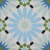 Alhambra 8" x 8" Cement Singular Wall and Floor Tile (Set of 12)