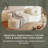 80" Modern Upholstered Sofa with Two Pillows Included-678486836