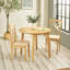 Extendable Round Solid Wood Base Dining Table-1301262817-1301262822