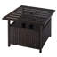 Bertina Outdoor Patio Rattan Steel Side Table