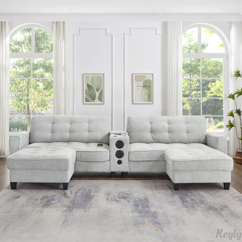 Canapé modulaire Modern, Gris clair